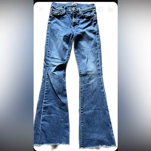 Mother the weekend fray jeans 26